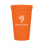Custom Branded 22 oz Big Game Cup - Orange