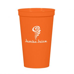 Branded 22 oz Big Game Cup Orange