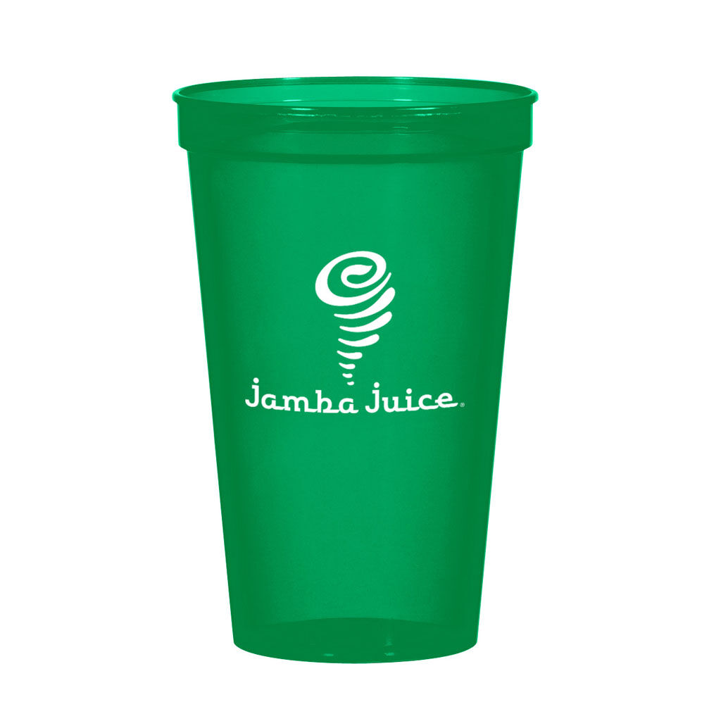 Branded 22 oz Big Game Cup Translucent Green
