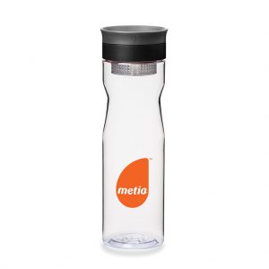 Branded 25 oz Infusion Water Bottle Black