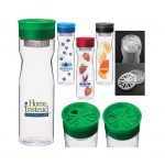 Branded 25 oz Infusion Water Bottle Red