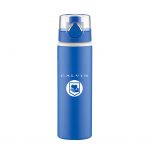 Branded 27 oz Hermosa Aluminum Water Bottle Blue