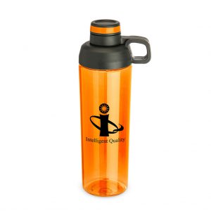 Branded 30 oz Zuma Two-Opening Water Bottle Orange