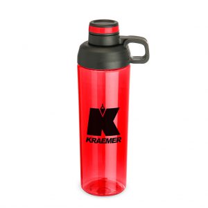Branded 30 oz Zuma Two-Opening Water Bottle Red