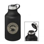 Custom Branded 64 oz Tundra Double Walled Vacuum Insulated Growler - Black