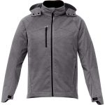 Custom Branded Mens BERGAMO Softshell Jacket - Black Smoke