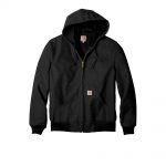 Branded Carhartt ® Thermal-Lined Duck Active Jac Black