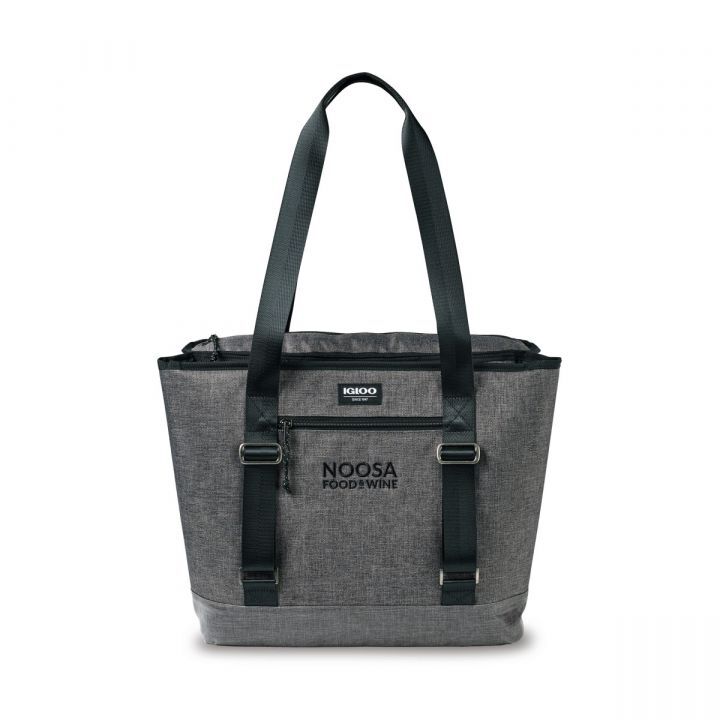 Branded Igloo® Daytripper Dual Compartment Tote Cooler Heather Gray