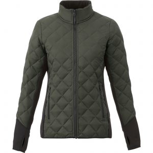 Branded Rougemont Hybrid Insulated Jacket (Female) Loden/Black