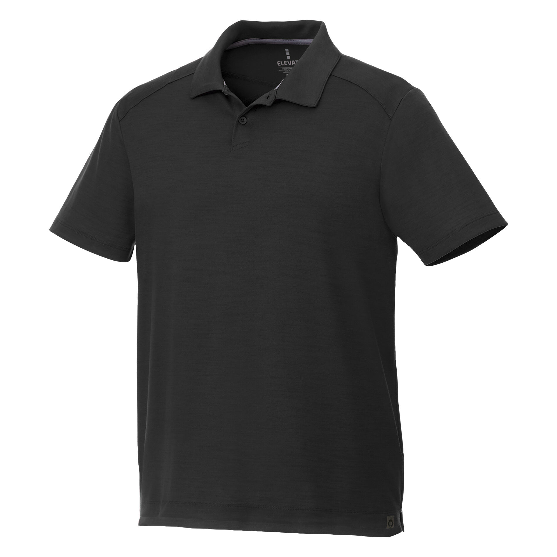 Branded Amos Eco SS Polo (Male) Black