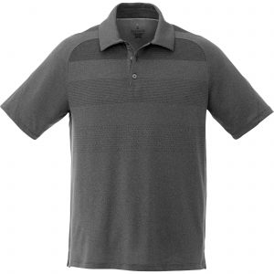 Branded Antero Short Sleeve Polo (Male) Heather Dark Charcoal