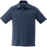 Custom Branded Antero Short Sleeve Polo (Male) - Indigo Heather