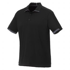 Branded Cerrado SS Polo (Male) Black/Grey Storm