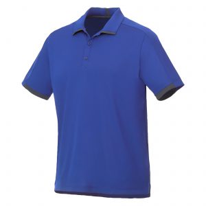 Branded Cerrado SS Polo (Male) New Royal/Grey Storm