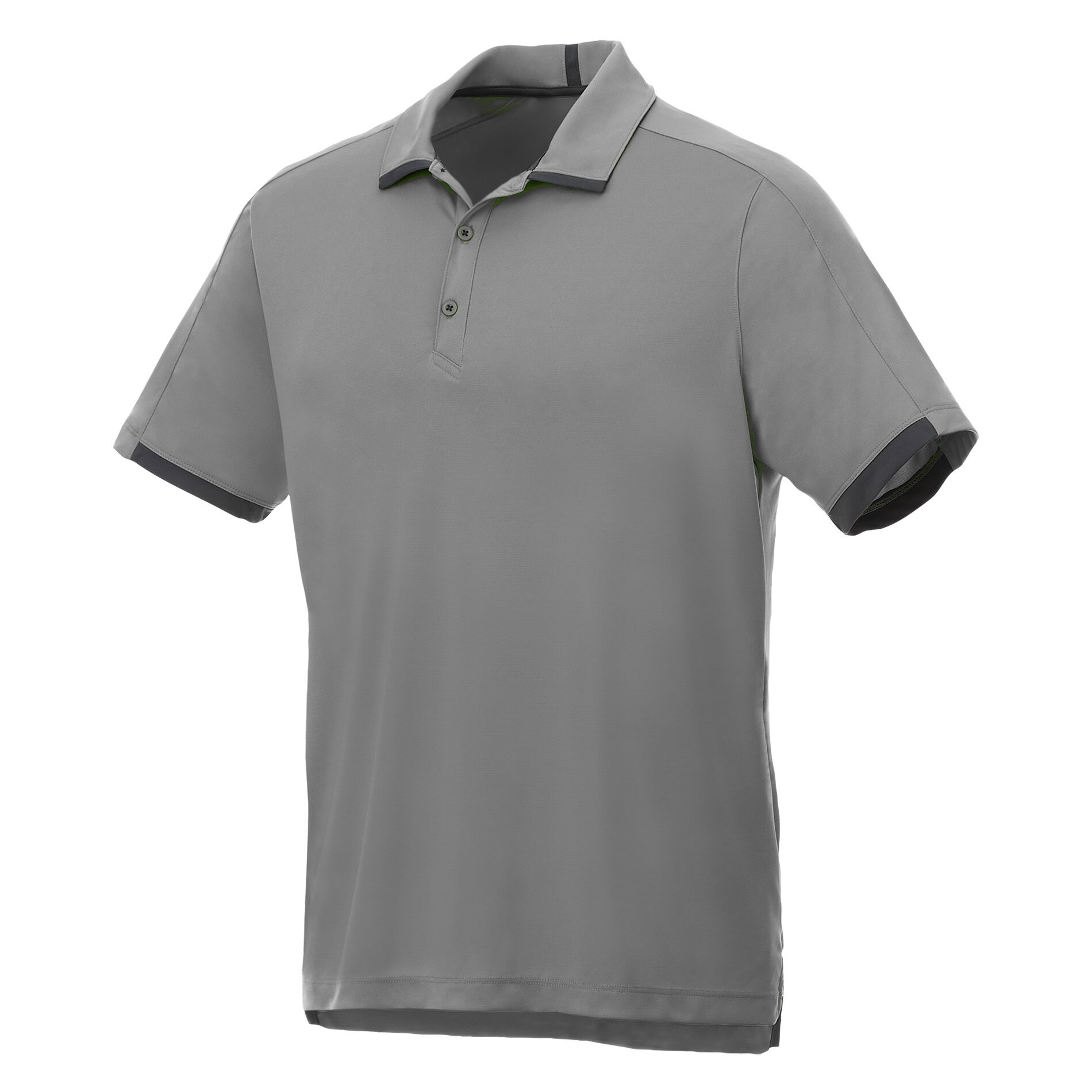 Custom Branded Cerrado SS Polo (Male) - Quarry/Grey Storm