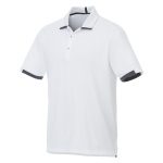 Branded Cerrado SS Polo (Male) White/Grey Storm