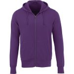 Custom Branded Cypress Fleece Zip Hoody (Male) - Purple