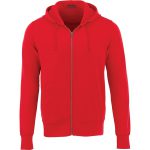Custom Branded Cypress Fleece Zip Hoody (Male) - Team Red