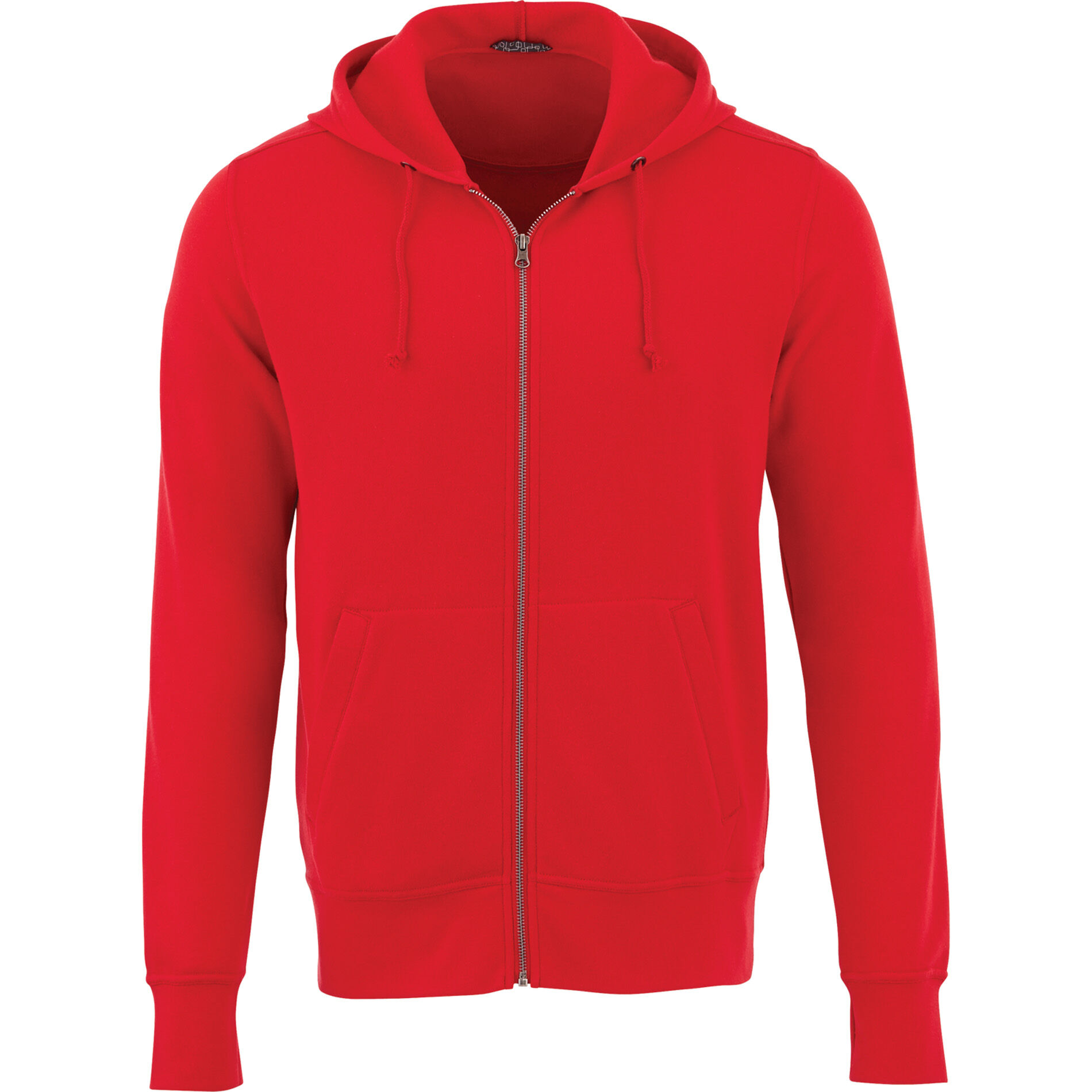 Custom Branded Cypress Fleece Zip Hoody (Male) - Team Red