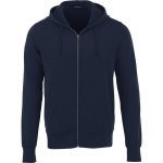 Custom Branded Cypress Fleece Zip Hoody (Male) - Vintage Navy