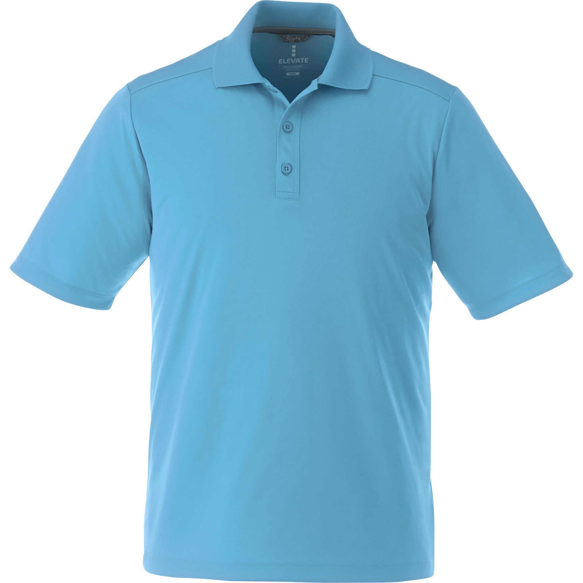 Branded Dade Short Sleeve Polo (Male) Aspen Blue