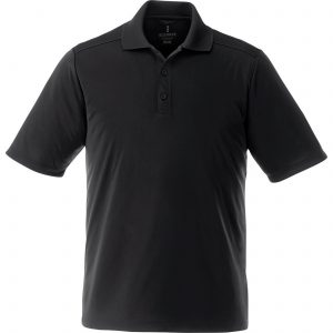 Branded Dade Short Sleeve Polo (Male) Black