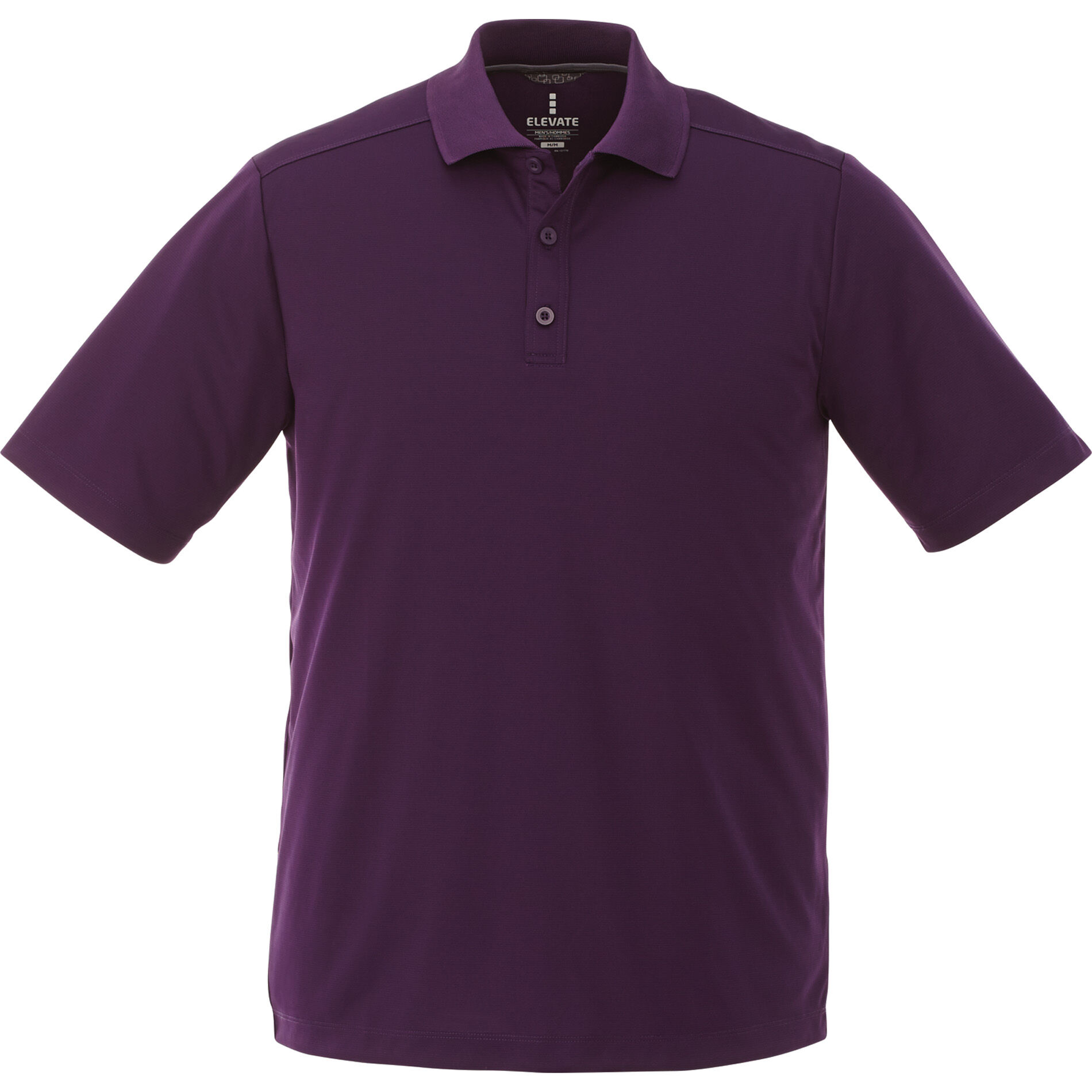 Custom Branded Dade Short Sleeve Polo (Male) - Dark Plum