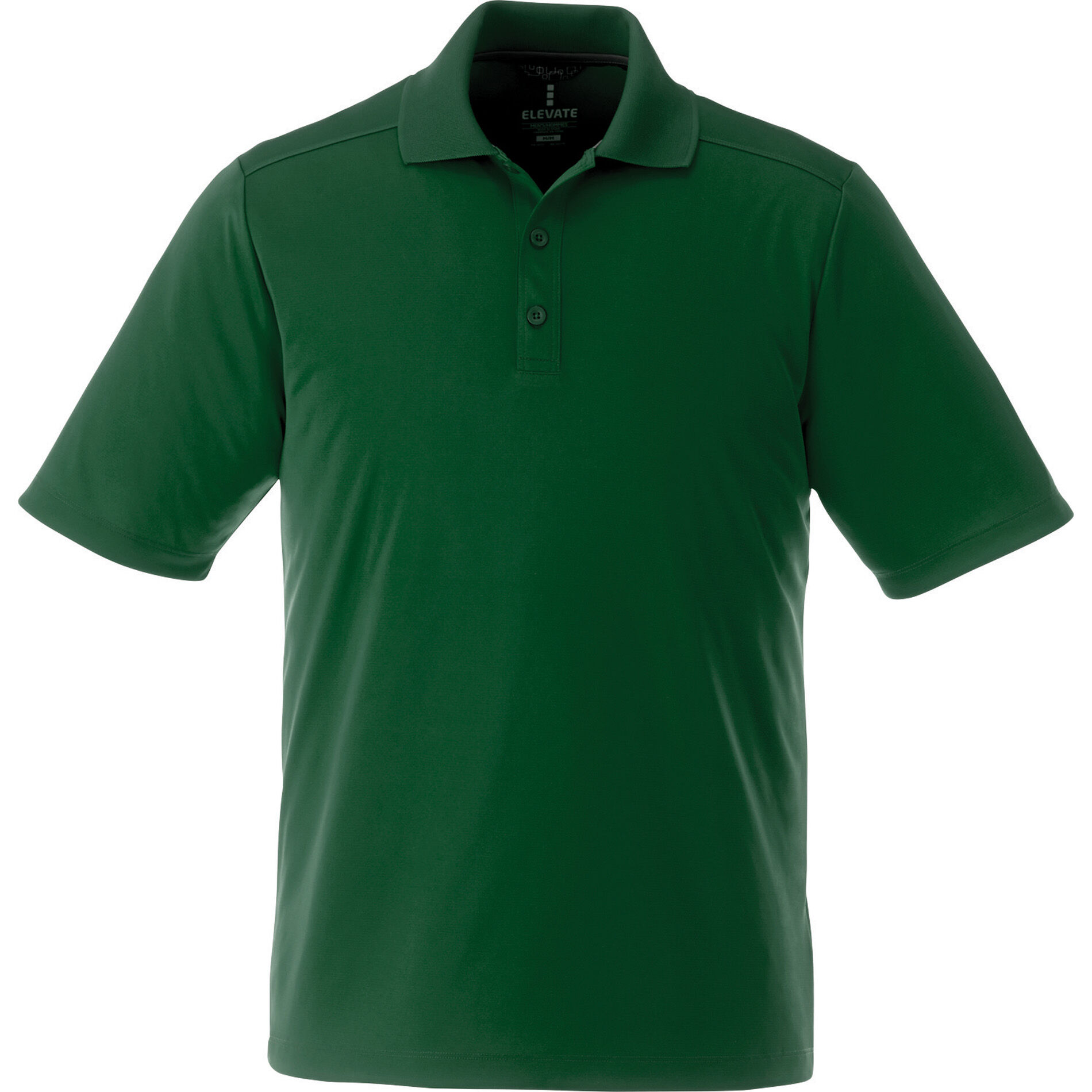 Branded Dade Short Sleeve Polo (Male) Forest Green