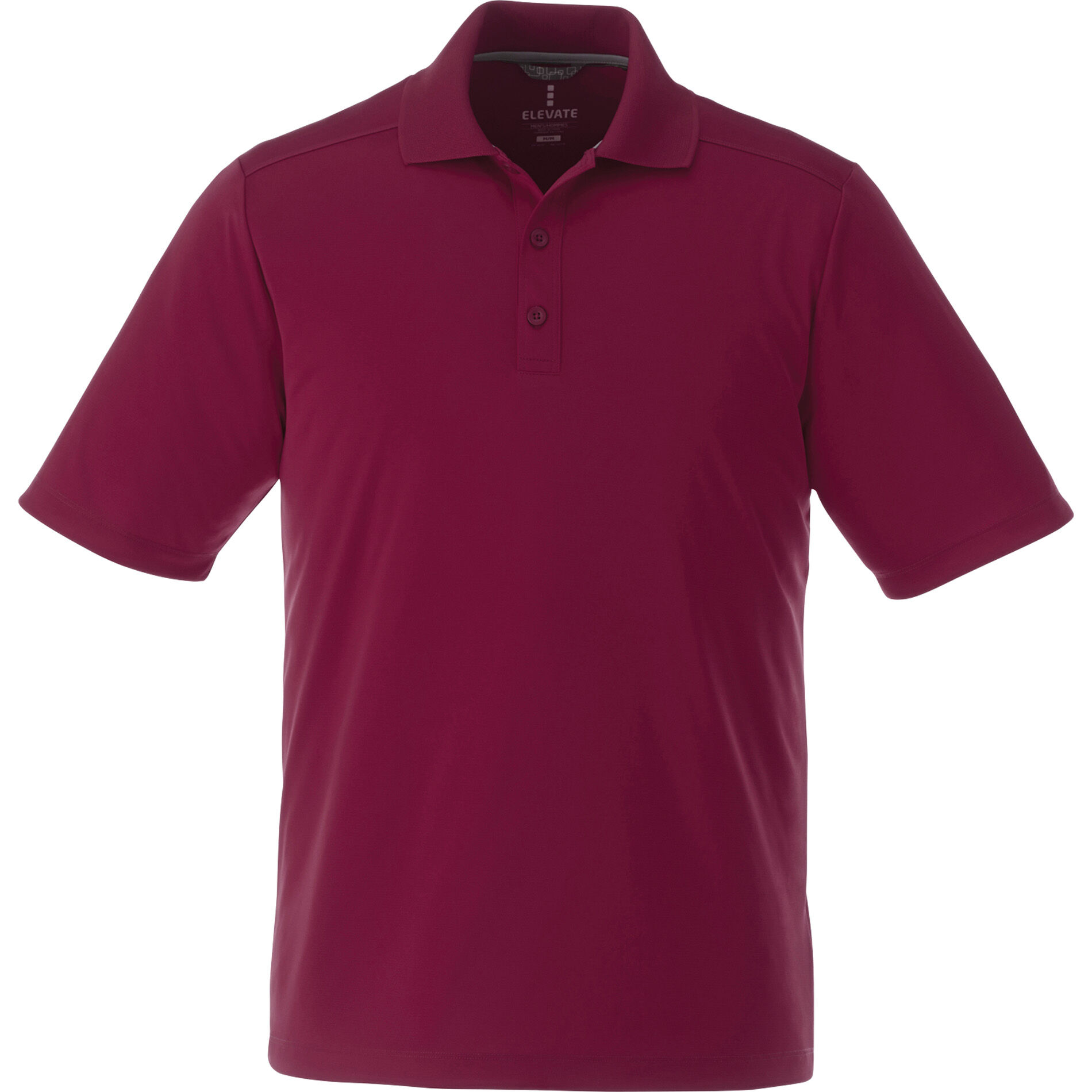 Branded Dade Short Sleeve Polo (Male) Maroon