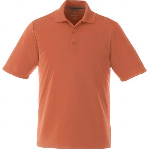 Branded Dade Short Sleeve Polo (Male) Saffron