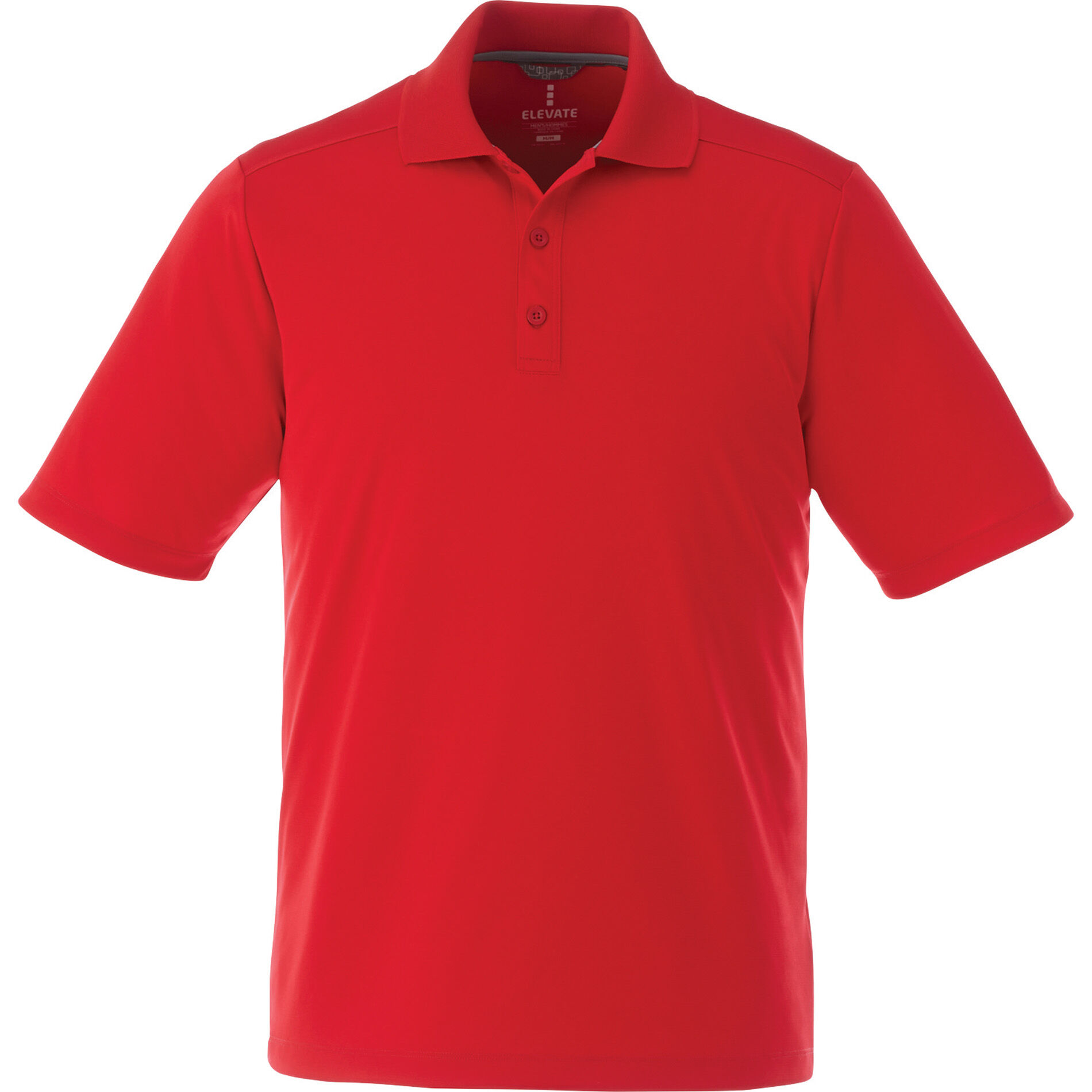 Custom Branded Dade Short Sleeve Polo (Male) - Team Red