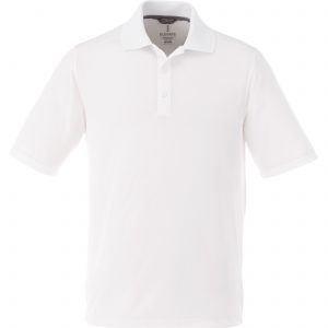 Branded Dade Short Sleeve Polo (Male) White