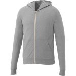 Custom Branded Garner Knit Full Zip Hoody (Male) - Heather Grey