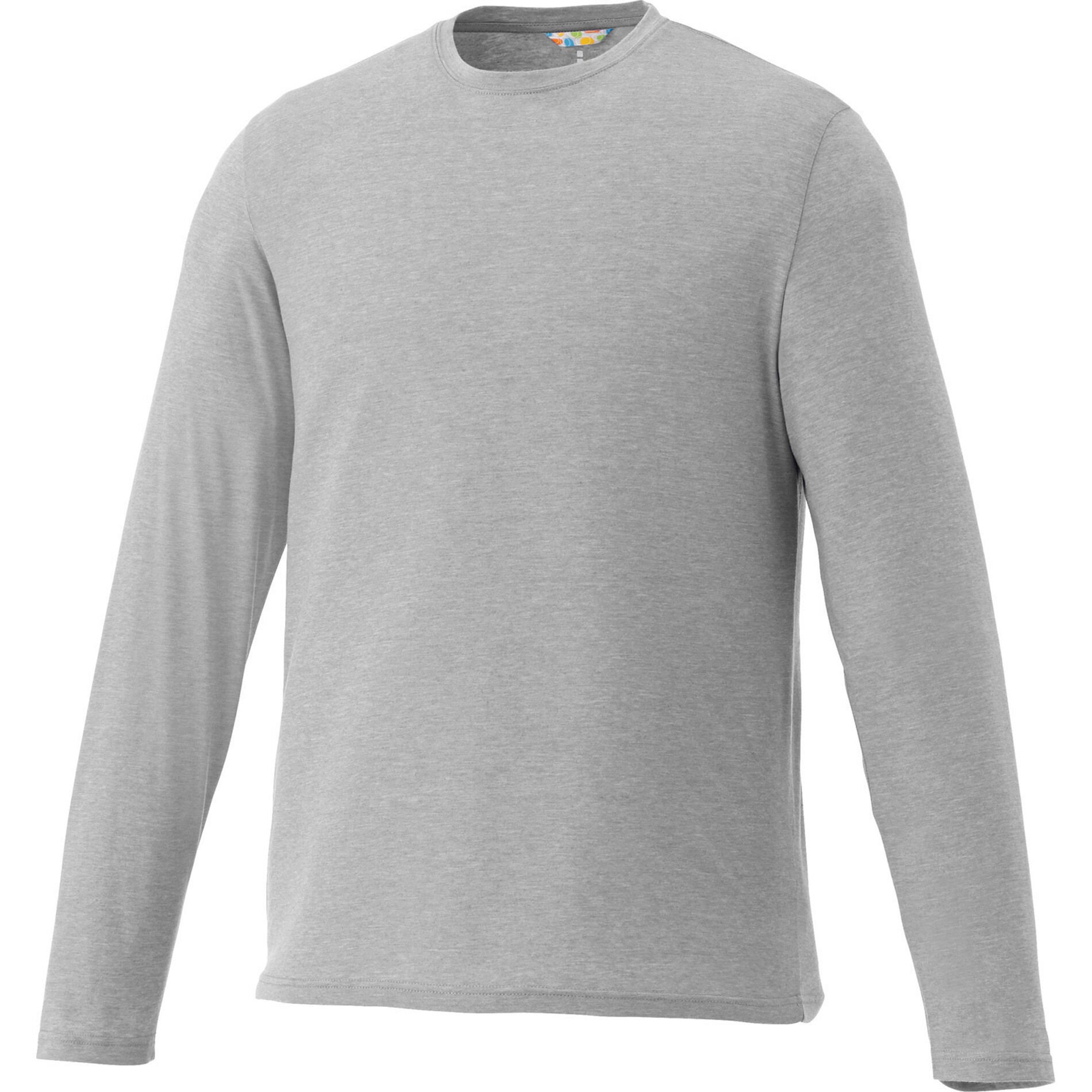 Custom Branded Holt Long Sleeve Tee (Male) - Heather Grey