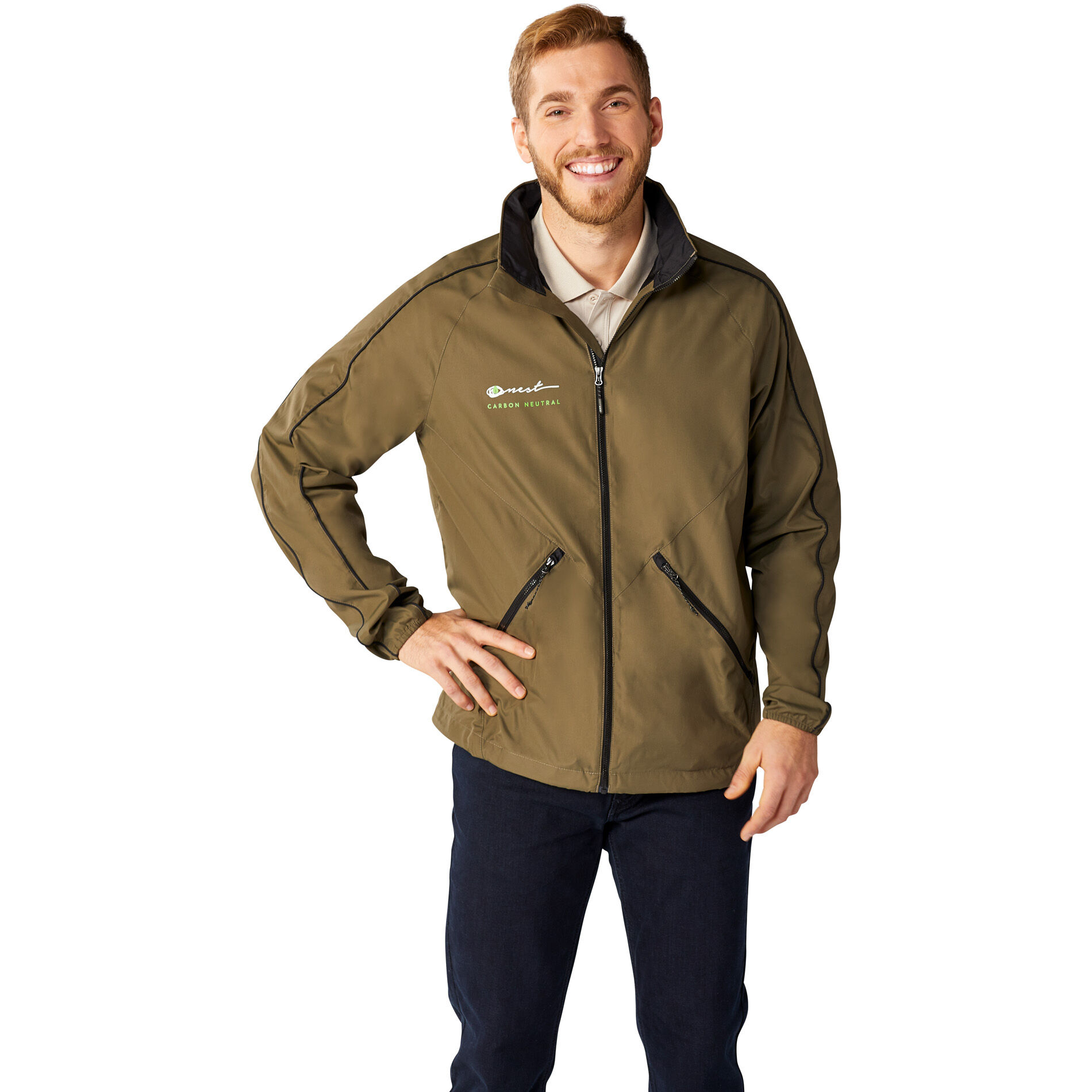 Custom Branded Rincon Eco Packable Jacket (Male)