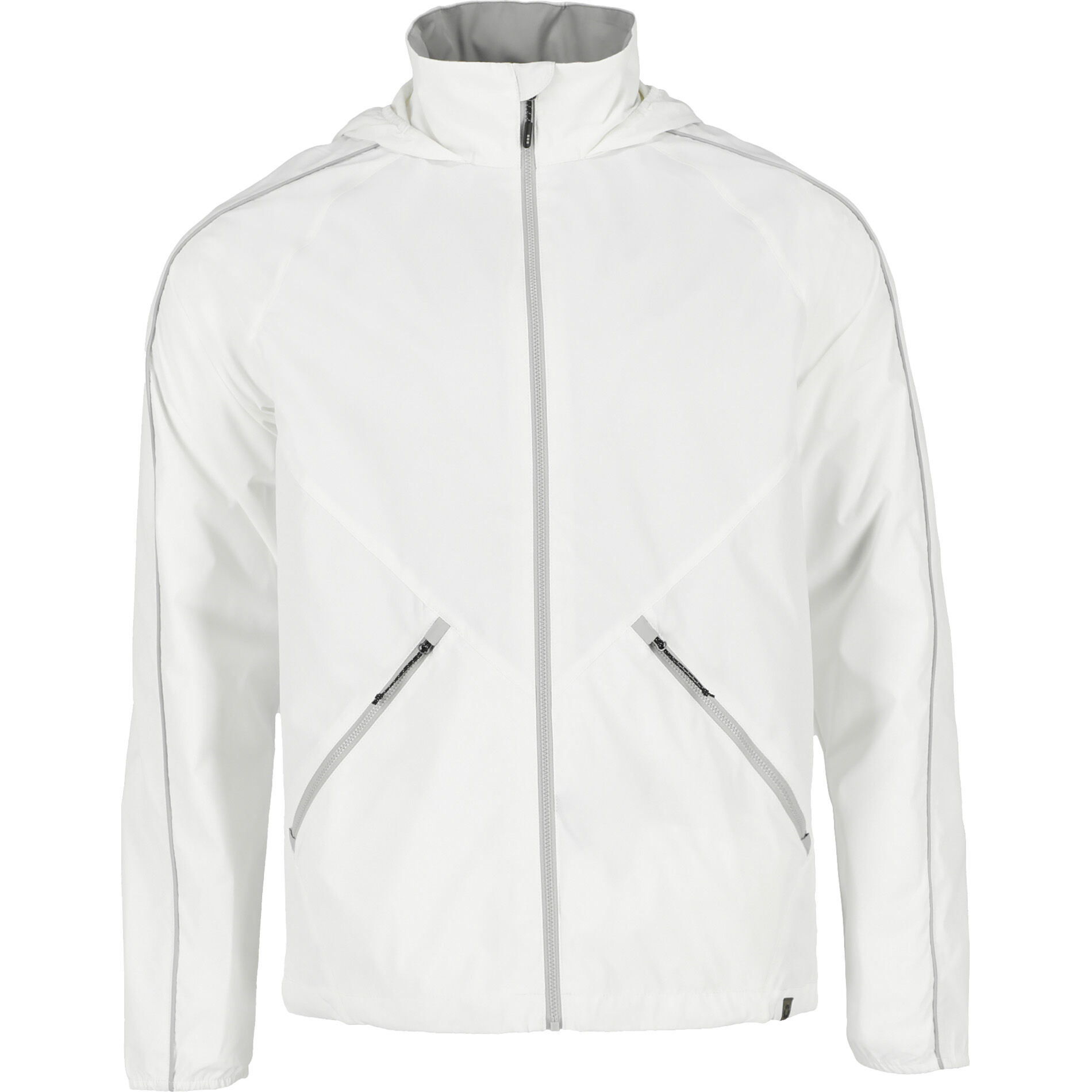 Branded Rincon Eco Packable Jacket (Male) White/Silver