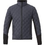 Custom Branded Rougemont Hybrid Insulated Jacket (Male) - Grey Storm/Black
