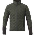 Custom Branded Rougemont Hybrid Insulated Jacket (Male) - Loden/Black