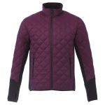 Custom Branded Rougemont Hybrid Insulated Jacket (Male) - Maroon/Black