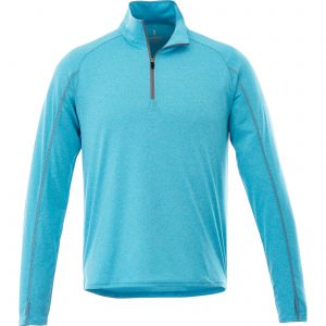 Branded Taza Knit Quarter Zip (Male) Aspen Heather