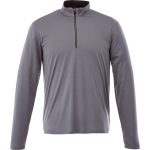 Custom Branded Vega Tech Half Zip (Male) - Steel Grey