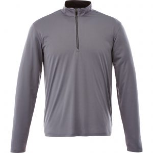 Branded Vega Tech Half Zip (Male) Steel Grey