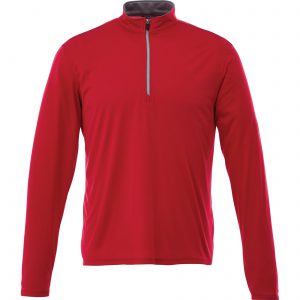 Branded Vega Tech Half Zip (Male) Team Red