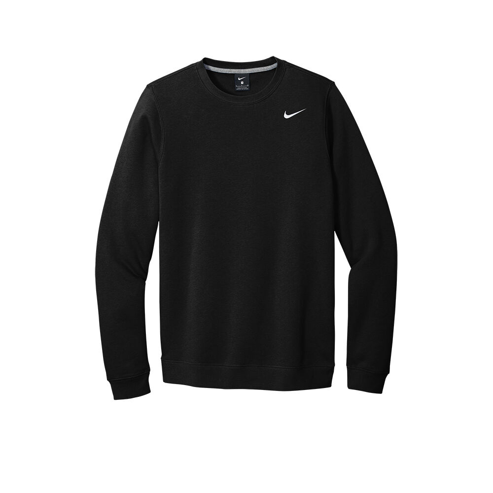 Branded Nike Club Fleece Crew (Male) Black