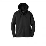 Branded Nike Therma-FIT Full-Zip Fleece Hoodie (Male) Black