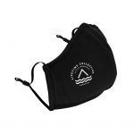 Branded Reusable Athleisure Face Mask Black