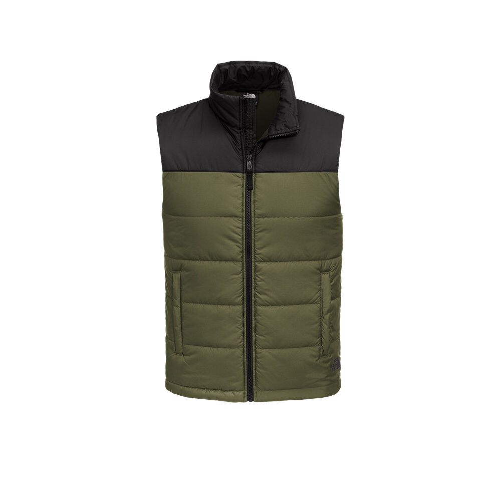Custom Branded The North Face Branded Jackets & Vests Vests - Burnt Olive Green