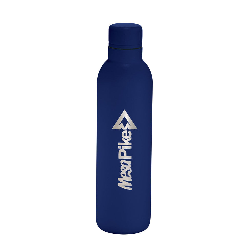 Branded 17 oz Thor Copper Vacuum Insulated Bottle Navy