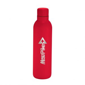 Branded 17 oz Thor Copper Vacuum Insulated Bottle Red