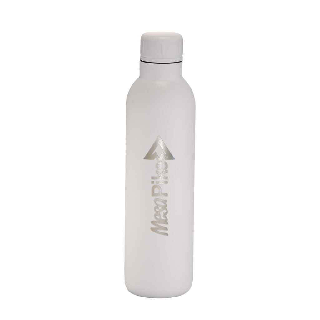Branded 17 oz Thor Copper Vacuum Insulated Bottle White